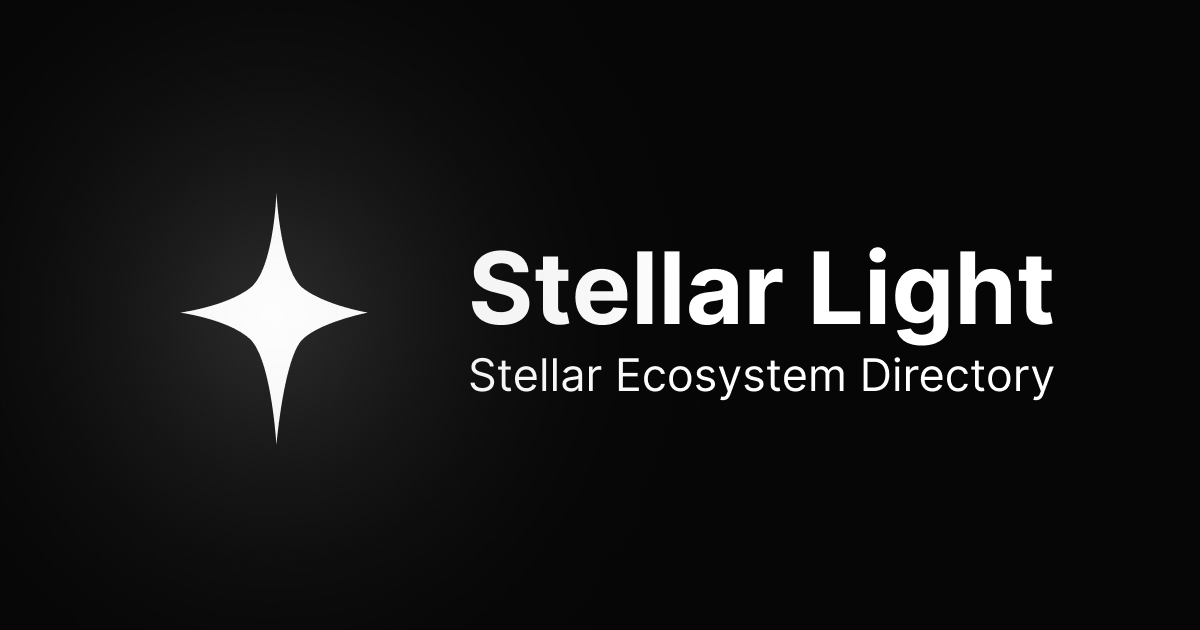 StellarLight - Stellar Ecosystem Directory